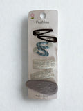 Furry Frost Hair Clip Set