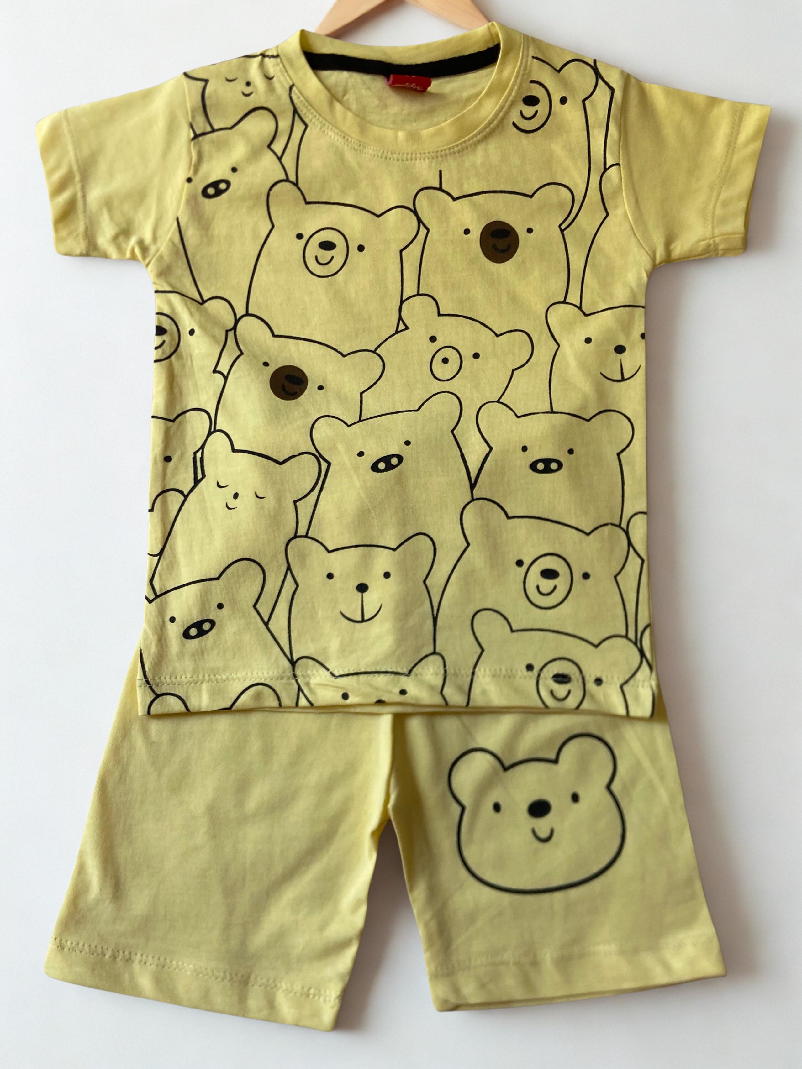 Honey Bear Hug Short Set