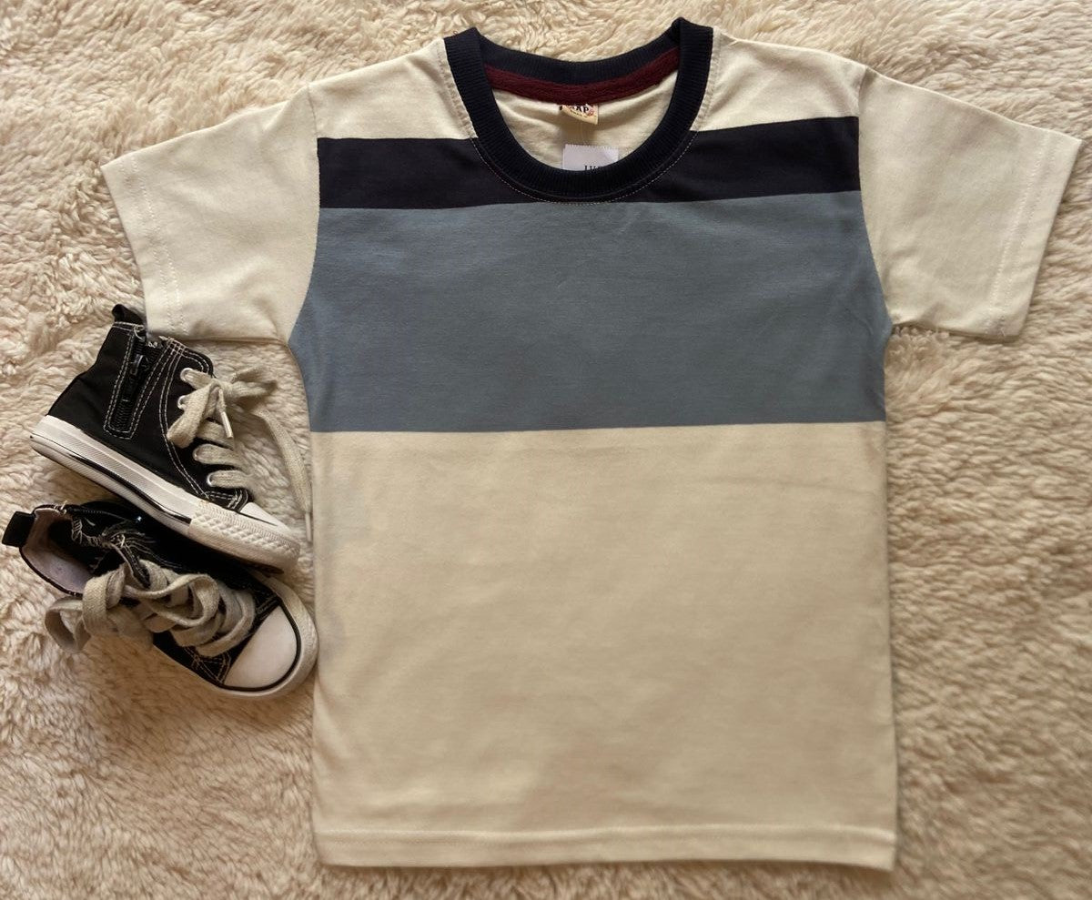 Colorblock Cool: Classic Cotton Tee
