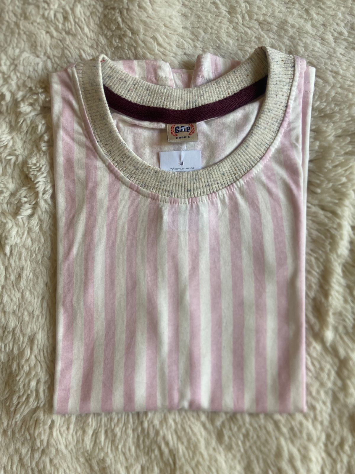 Pastel Stripe Casual Top