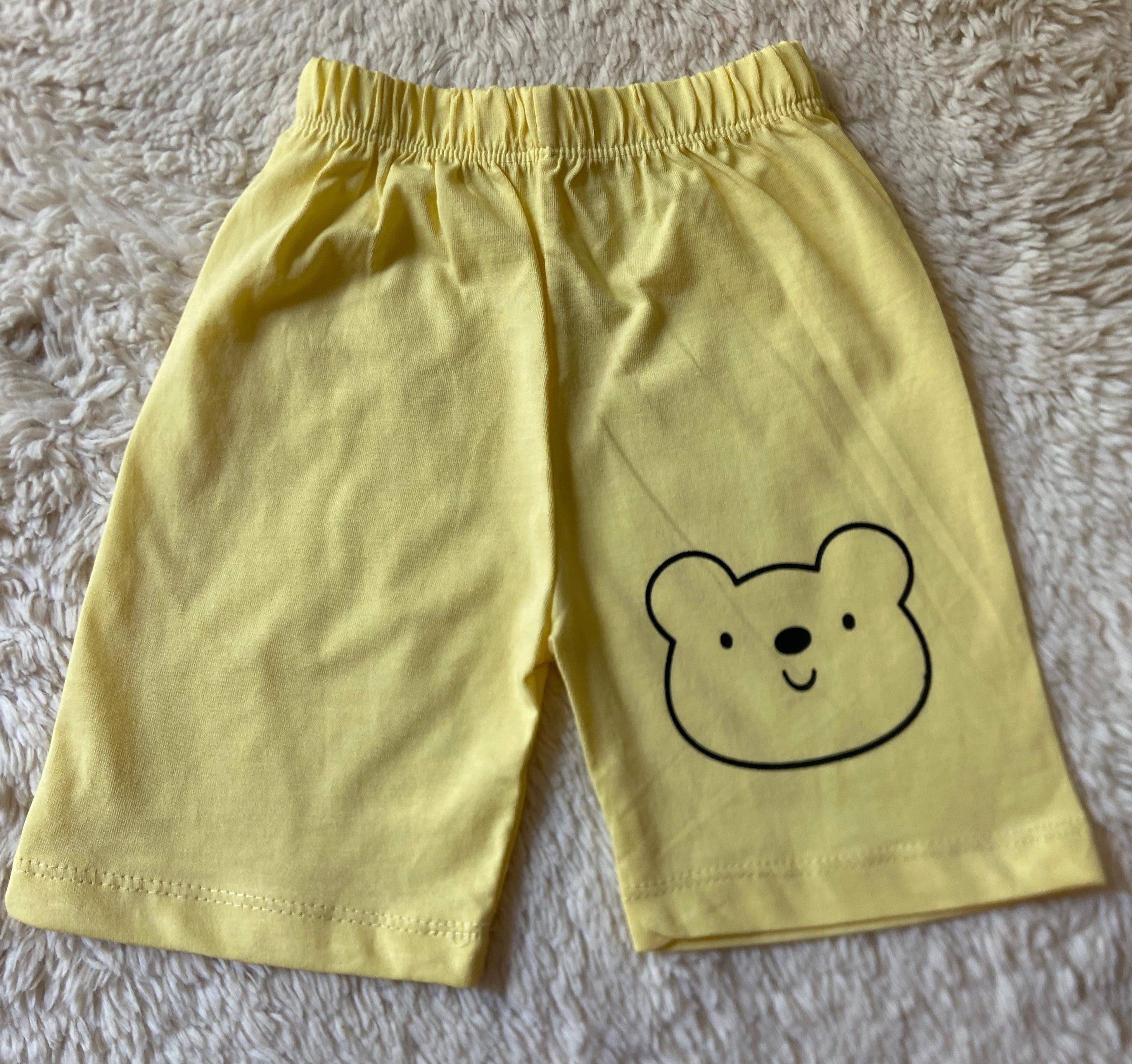 Honey Bear Hug Short Set