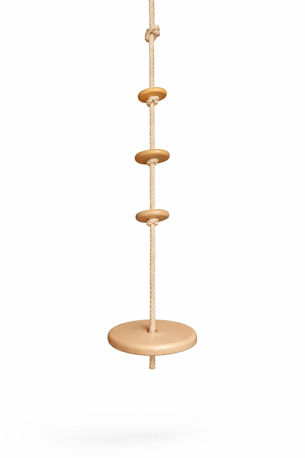 Wooden Disc Climbing Rope